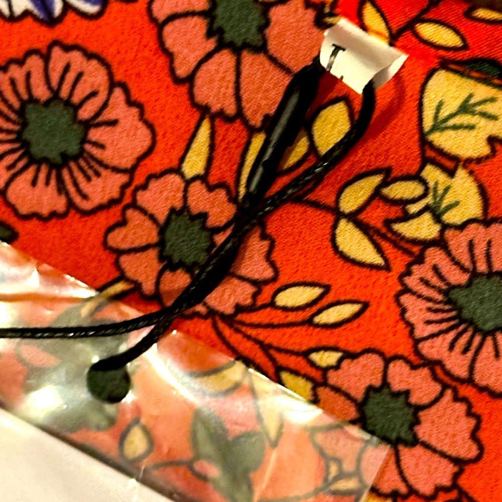 NEW Floral Button-Down Dress, size L - large, lightweight, summer new with tags - Picture 5 of 11